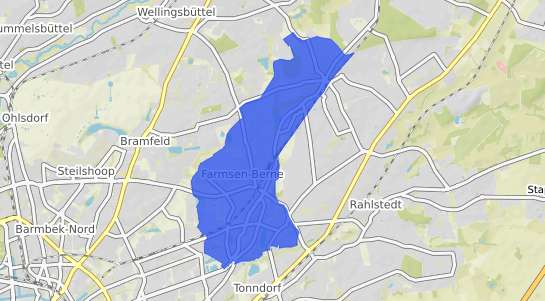 Bodenrichtwertkarte Hamburg Farmsen Berne